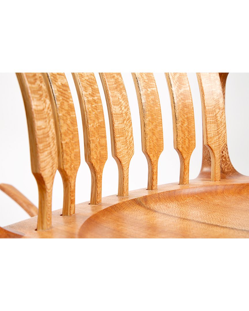 Silky Oak Rocker - FineWoodworking