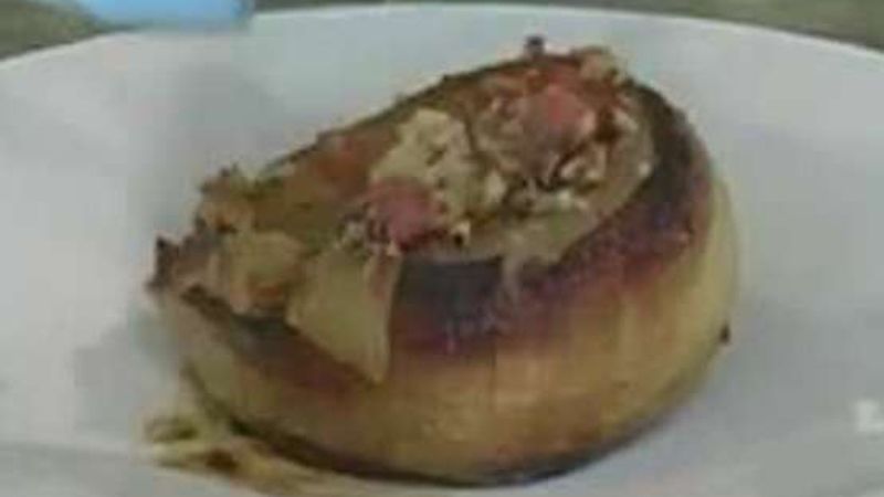 Recipe: Roasted Onions Stuffed with Prosciutto and Parmesan