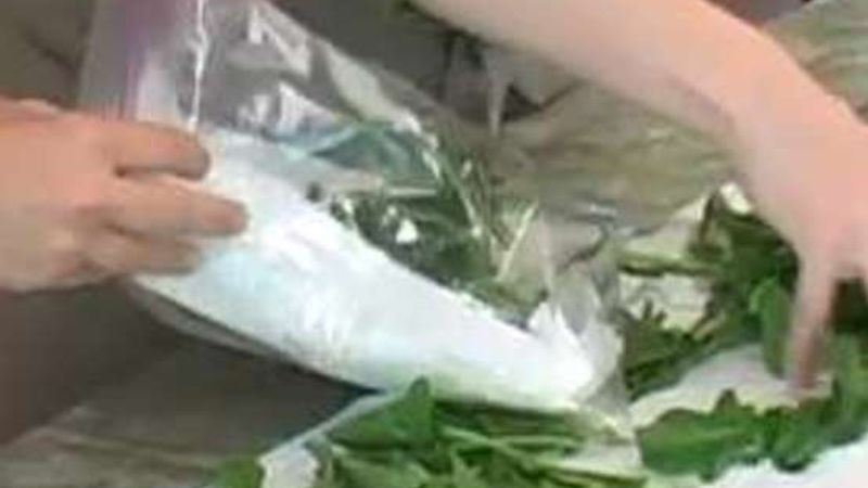 How to prep and store arugula