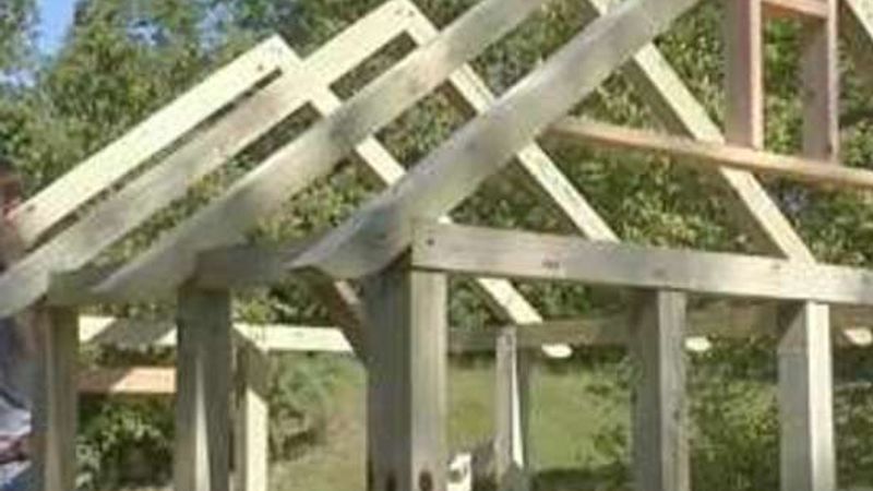 Build a Garden Shed - Roof Framing