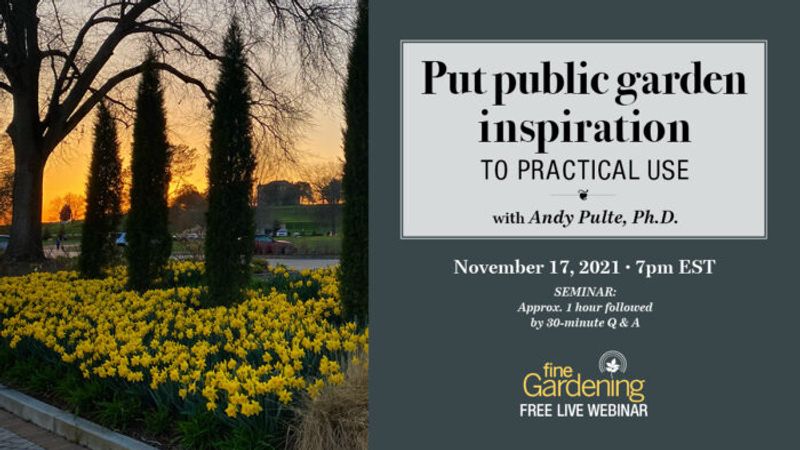 Put Public Garden Inspiration to Practical Use (Webinar)