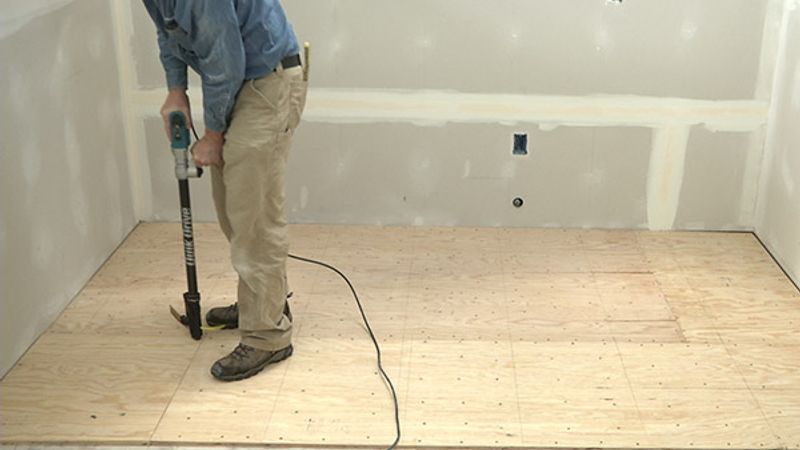 How to Prep a Plywood Subfloor for Tile