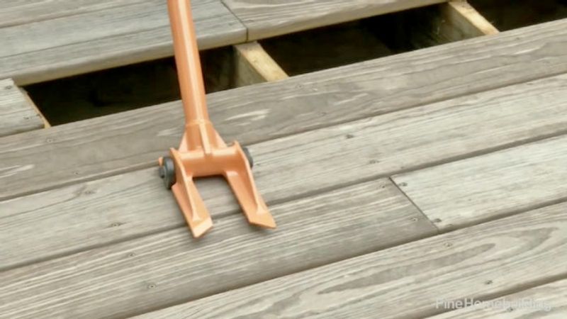 Tool to remove nails from a hot sale deck