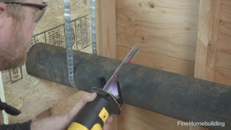 Tie in to Cast Iron Pipe with PVC