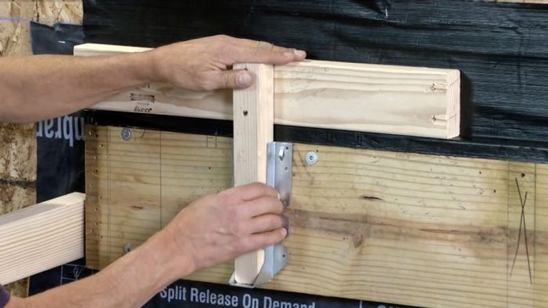 A Simple Way to Line Up and Install Joist Hangers 