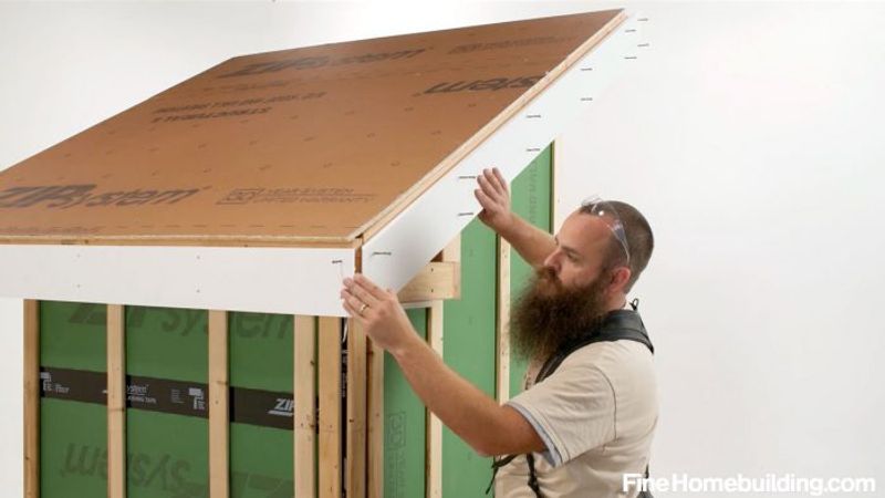 Drying in a Roof with ZIP System: Roof-To-Wall Transitions and