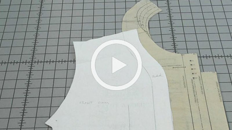 DIY: Drafting a Lining on an Unlined Pattern – SewAndrew