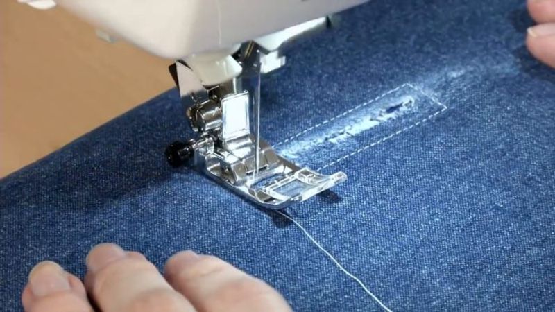 Using a Free Motion Foot - The Sewing Directory