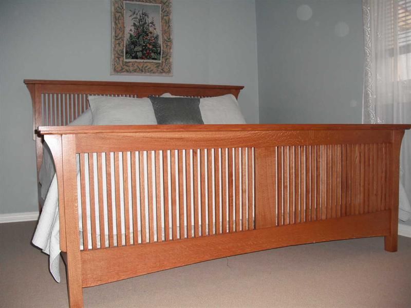 Gallery Arts and Crafts Bed FineWoodworking
