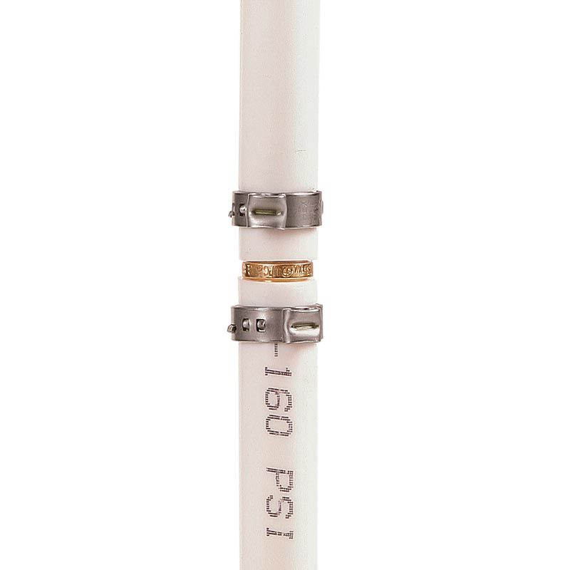 In-line fittings are used to connect separate lengths of PEX tubing, to create a branch line, or to add a valve.