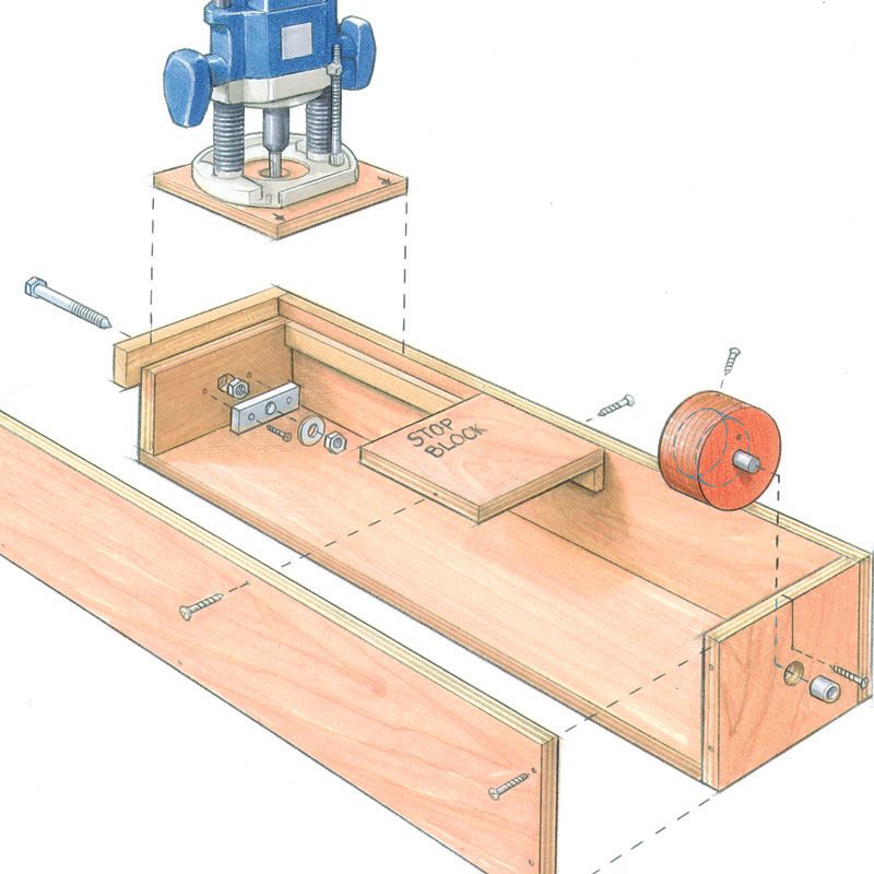 Free Plan: Tilt-top Table - FineWoodworking