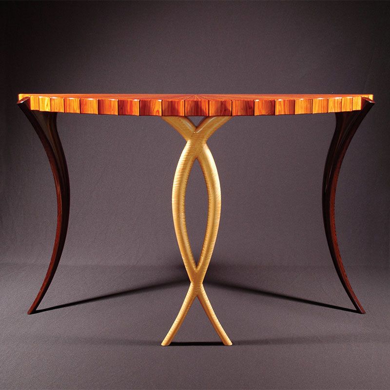 Tiger Maple Table