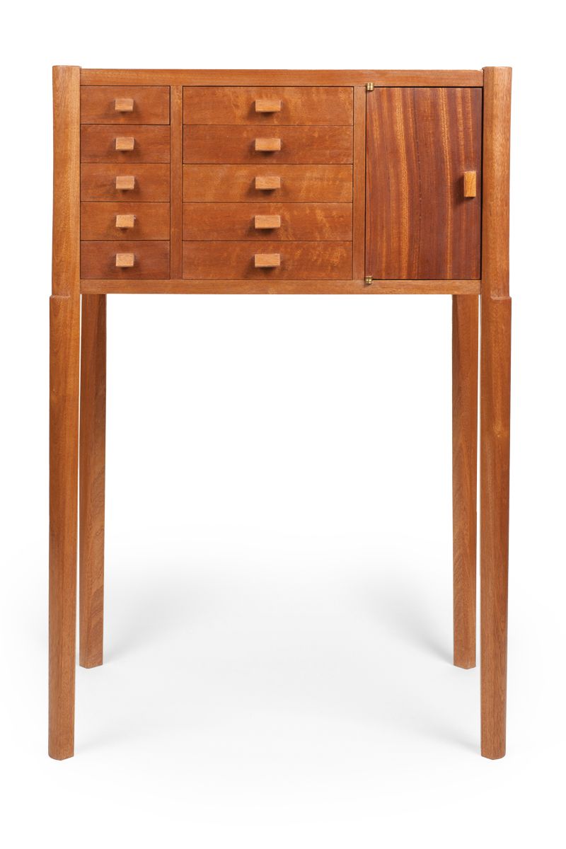 Sapele and Maple Cabinet