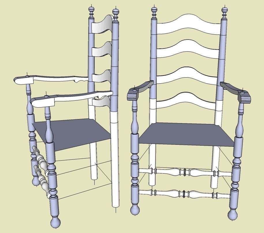 More on Ladder Back Chair Back Slats - FineWoodworking