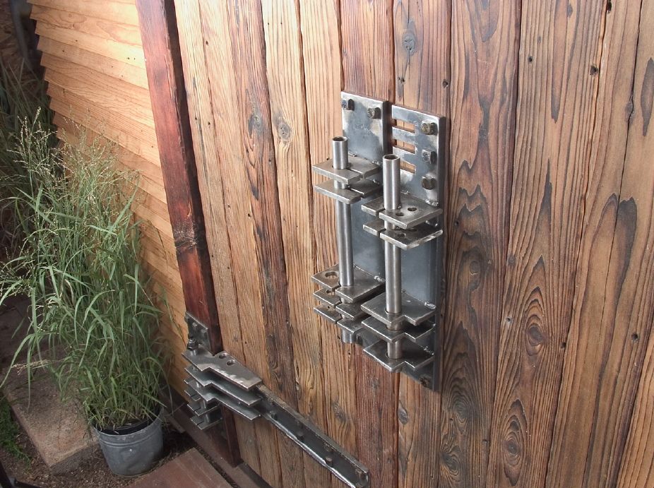 custom metal shed handle